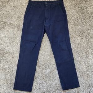 Mens straight Leg Pant J Crew Sutton Blue Pant 30